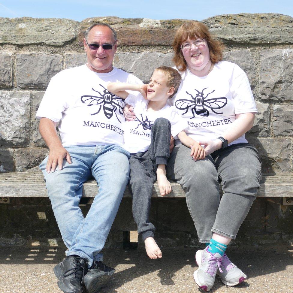 Laura, Rik and Andrew Hawcroft.