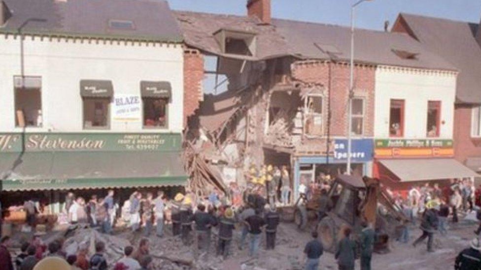 Scene of the 1993 Shankill bomb