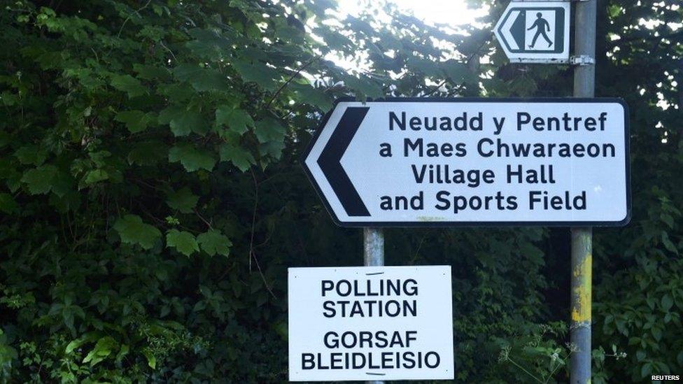 Road sign in Pembrokeshire, Wales