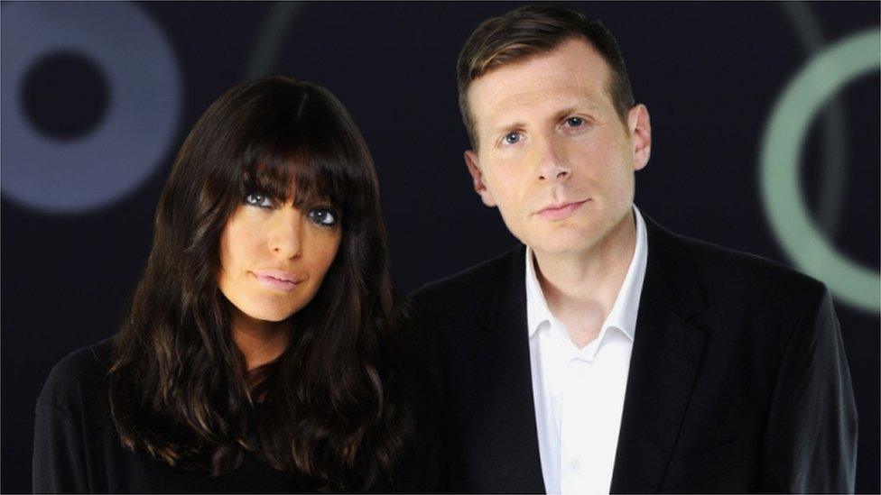 Claudia Winkleman and Danny Leigh