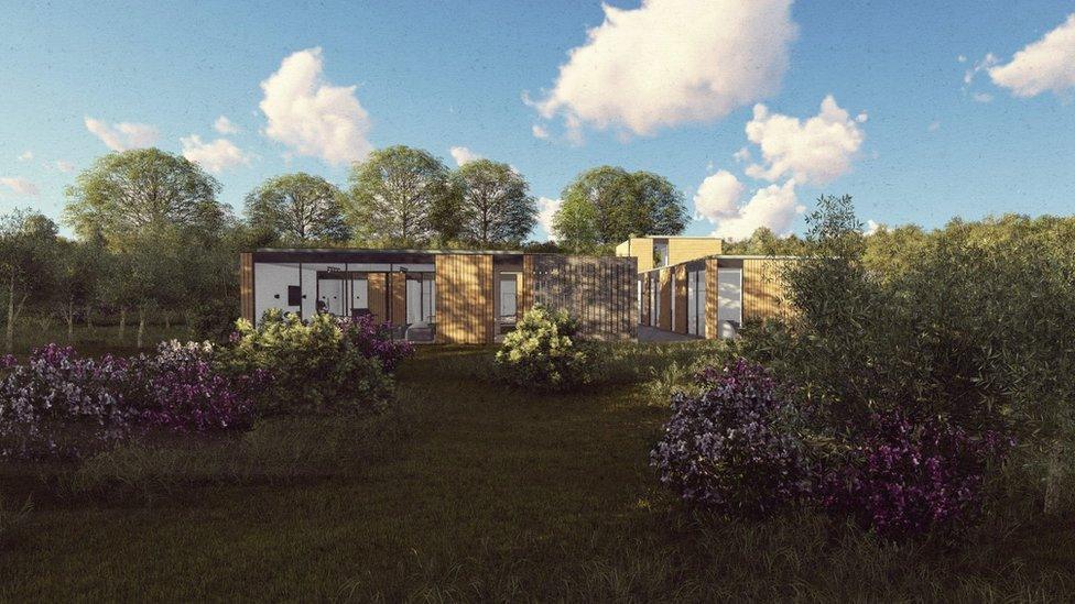 Artist's impression of the Bradley Lowery Foundation holiday home