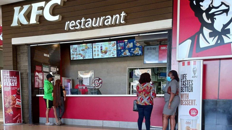 KFC restaurant in Nairobi