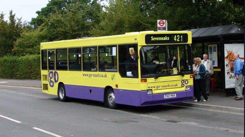 A Go Coach company bus