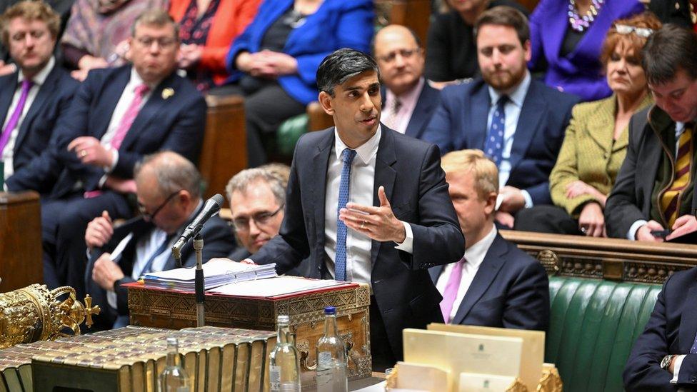 Rishi Sunak at Prime Minister's Questions