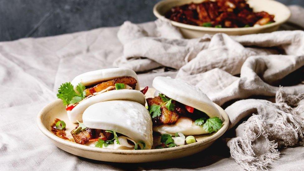 Asian steamed buns