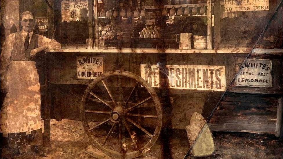 Coffee stall in 1920