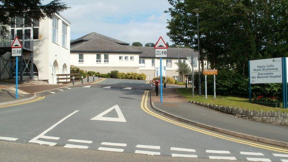 Brecon Hospital.