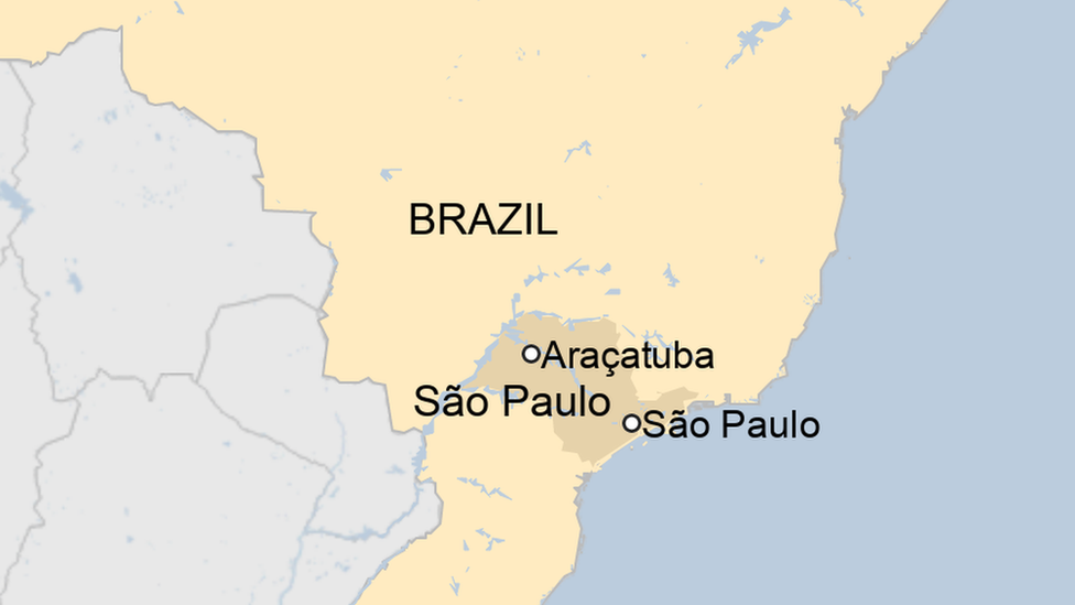 Map of Brazil