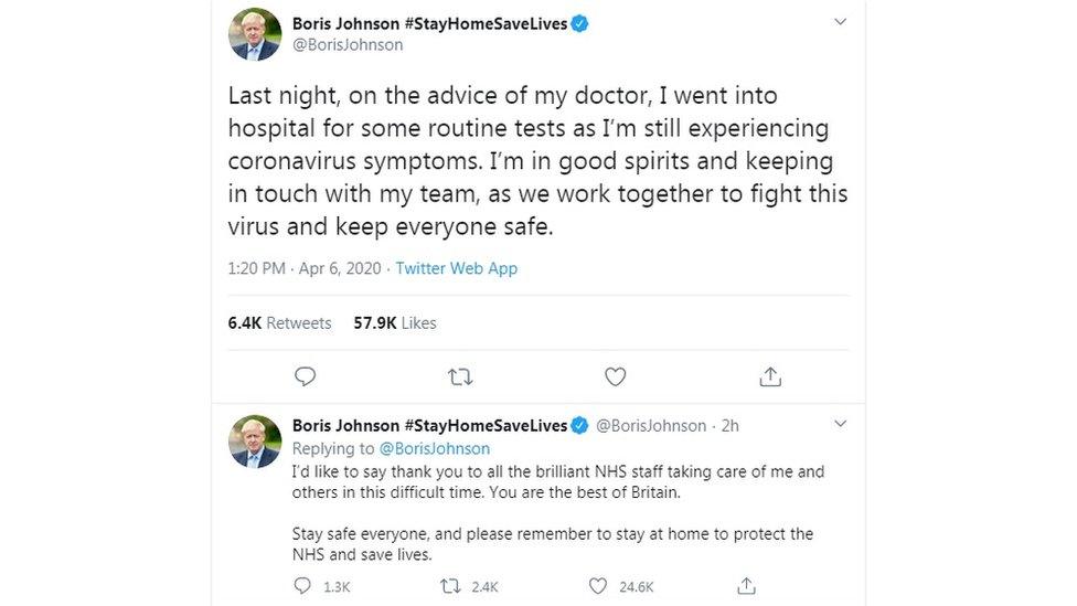 Tweet-from-Boris-johnson-thanking-nhs.