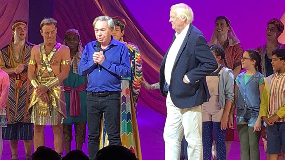 Andrew Lloyd Webber and Tim Rice