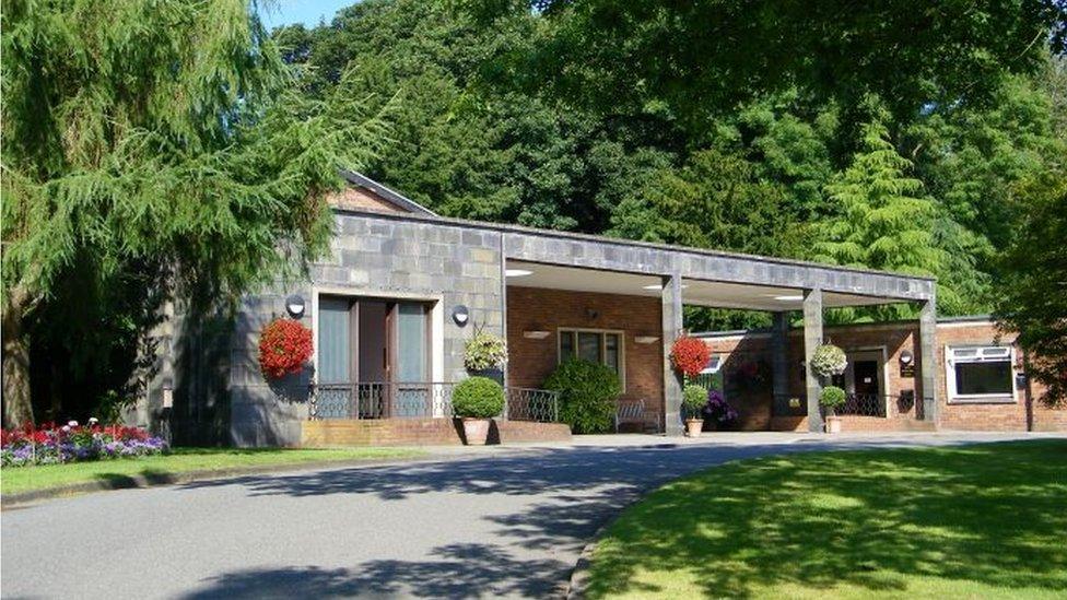 Pentrebychan Crematorium, near Rhostyllen, Wrxham