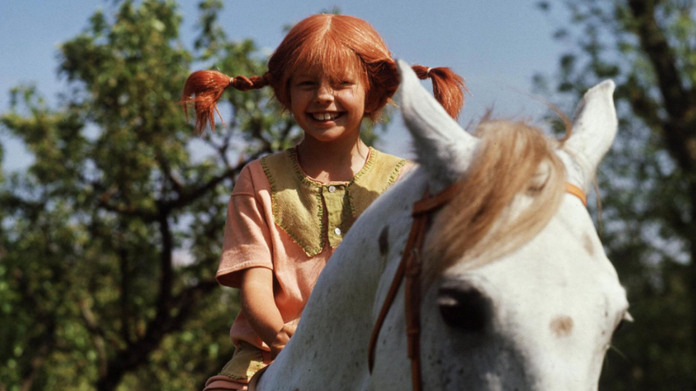 Pippi Longstocking actress Inger Nilsson, 1969