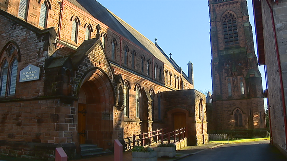 Father John Gowans was the priest at St Patrick's Church in Dumbarton