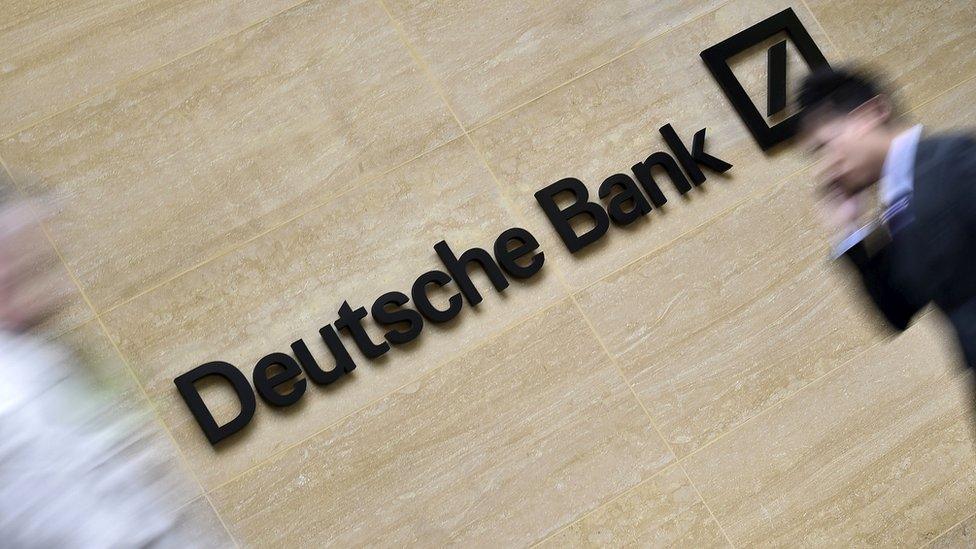 Deutsche Bank sign