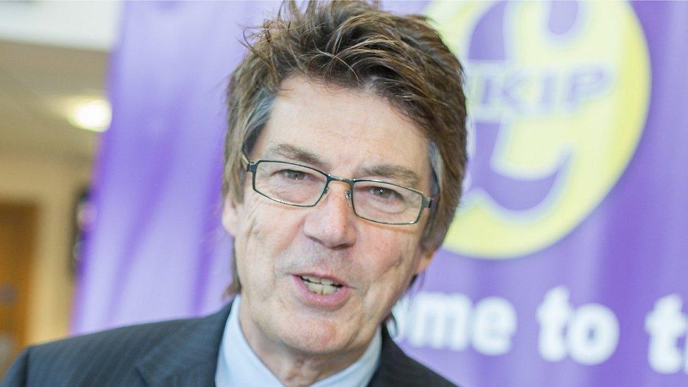 Mike Read at the UKIP conference 2014