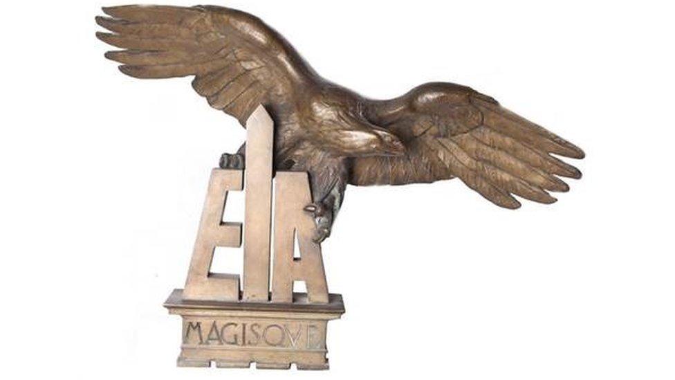 An Italian Fascist cast bronze eagle sold for £7,500