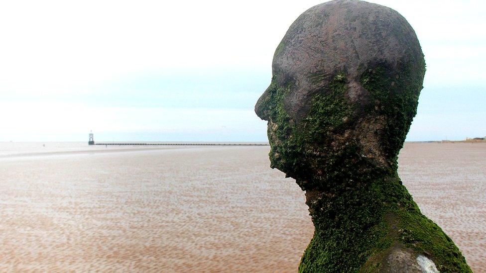 Gormley statue