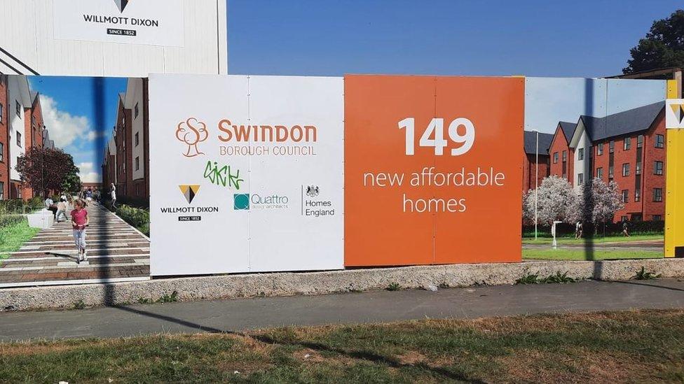 Affordable homes billboard