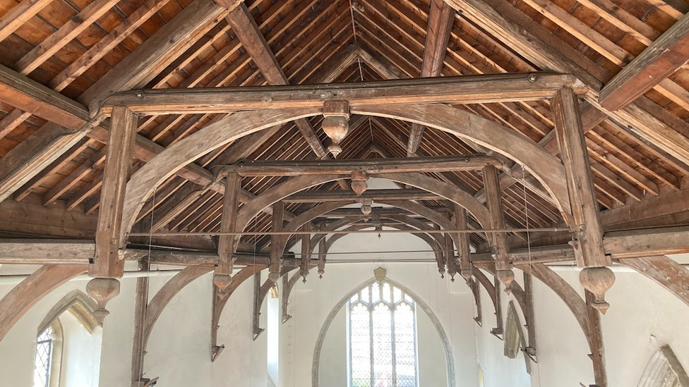 ceiling of becket's Chapel