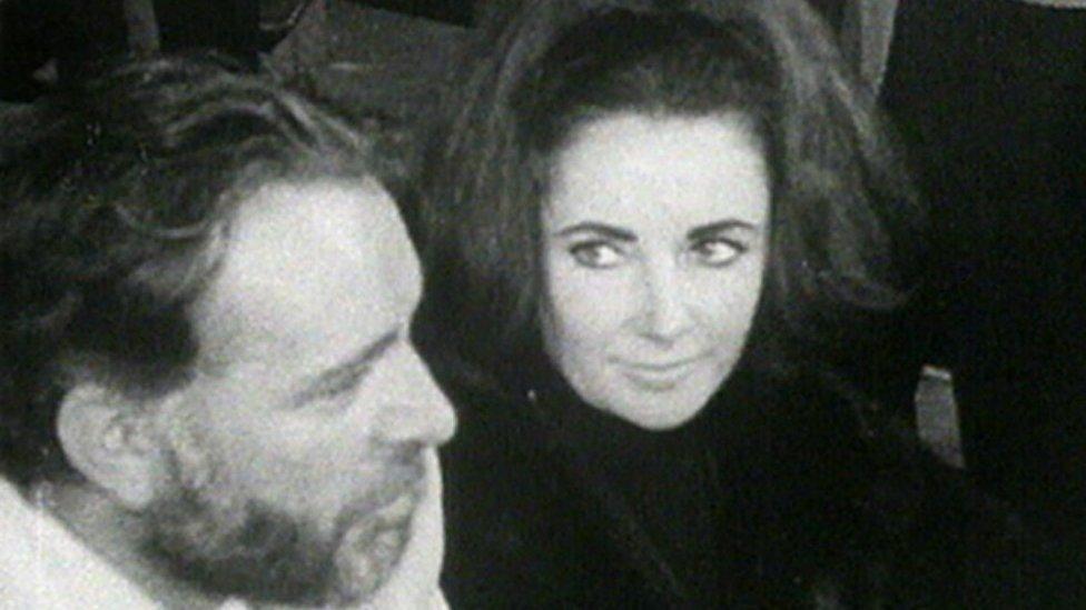 Richard Burton and Elizabeth Taylor in 1966