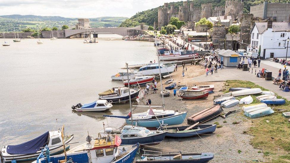 Tony Davies took this picture of Conwy Quay while taking a walk around the walls