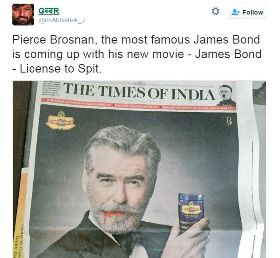 Pierce Brosnan, the most famous James Bond is coming up with his new movie - James Bond - License to Spit.