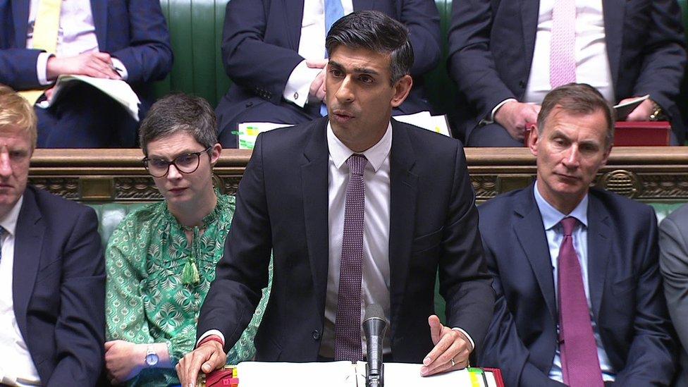 Rishi Sunak at PMQs