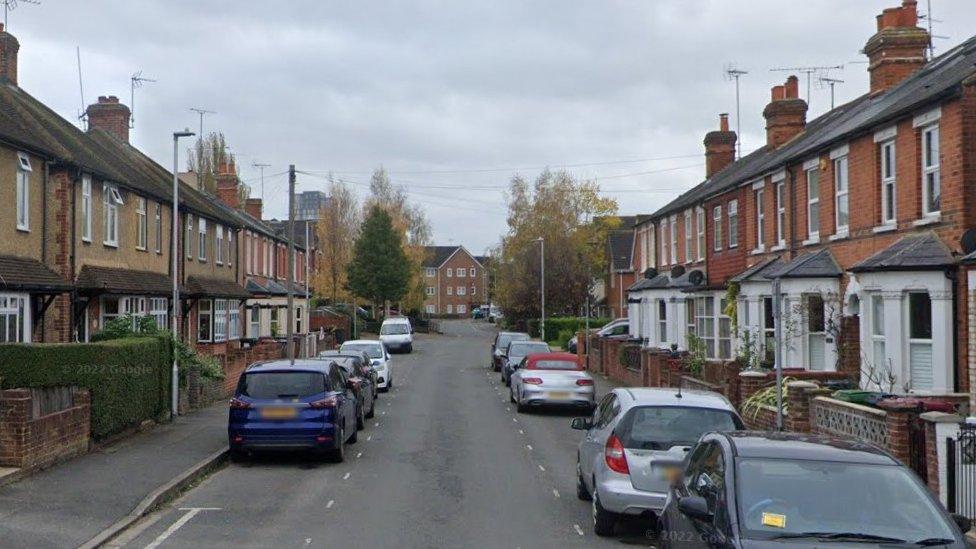 Residents parking street in Caversham