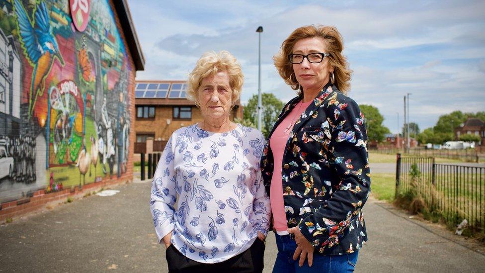 Anne Wood and her niece Donna Liley