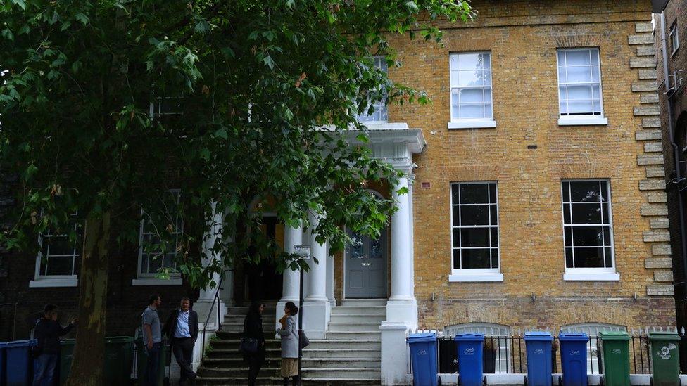 Carrie Symonds' home in Camberwell