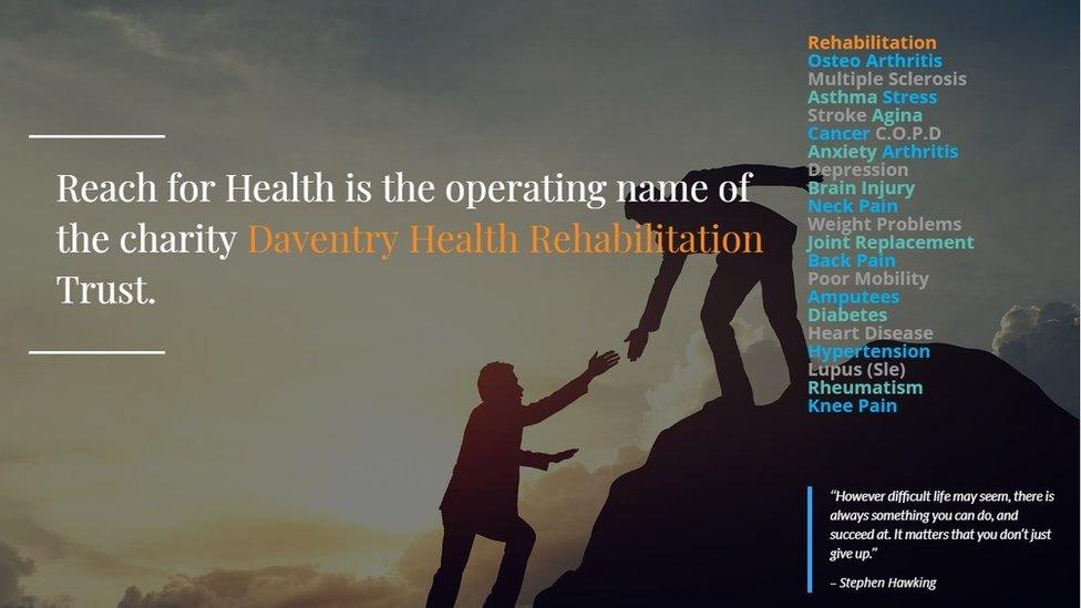 Reach for Health web page