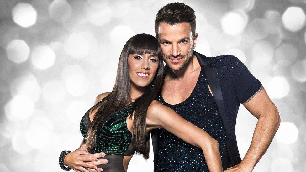 Peter Andre with Janette Manrara