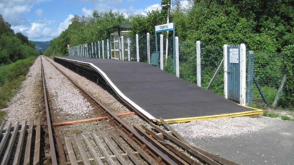 Dolgarrog train station