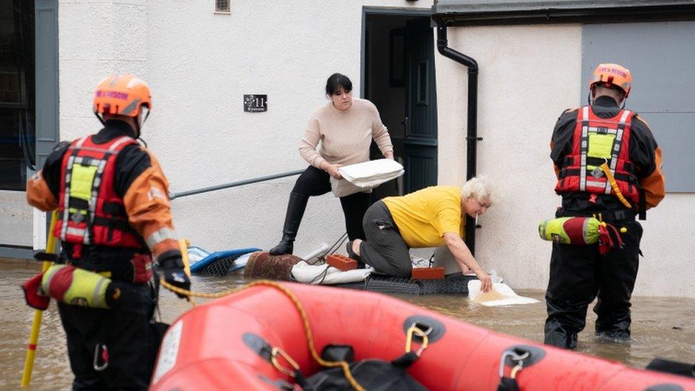 Flooding in Bewdley