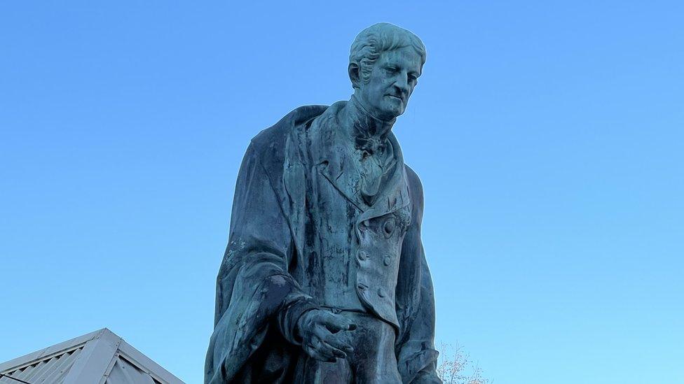 The Duke of Rutland statue in Leicester