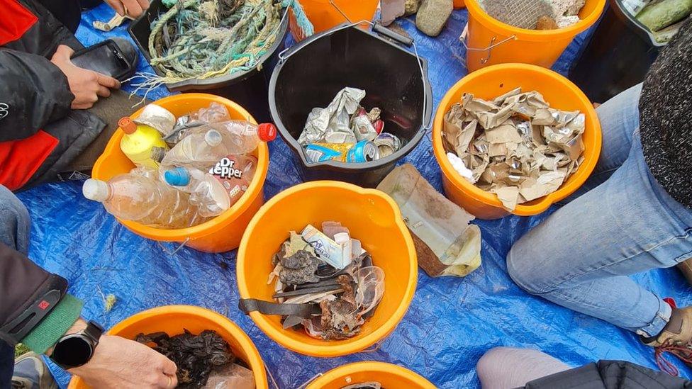 Litter found in Guernsey