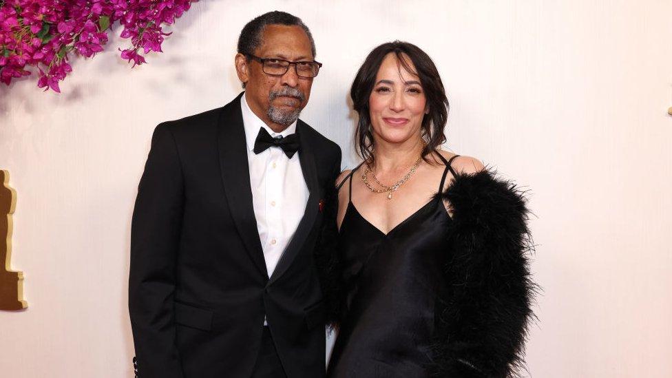 Percival Everett and Danzy Senna at the Oscars