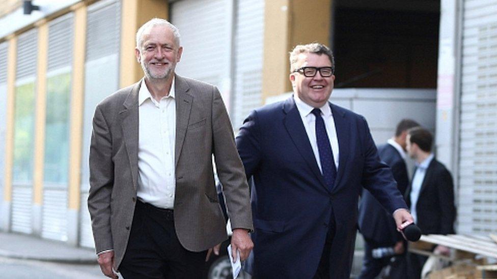 Jeremy Corbyn and Tom Watson