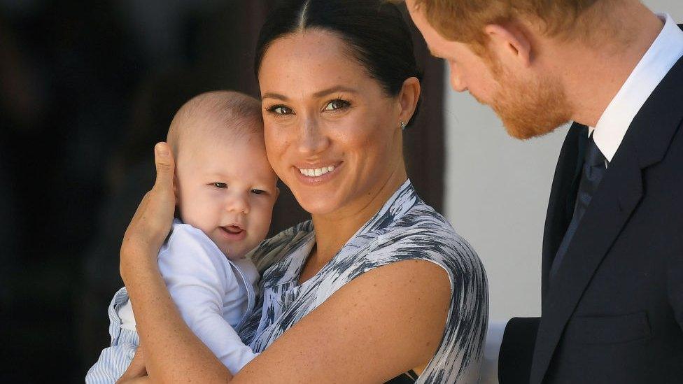 Harry and Meghan and baby Archie