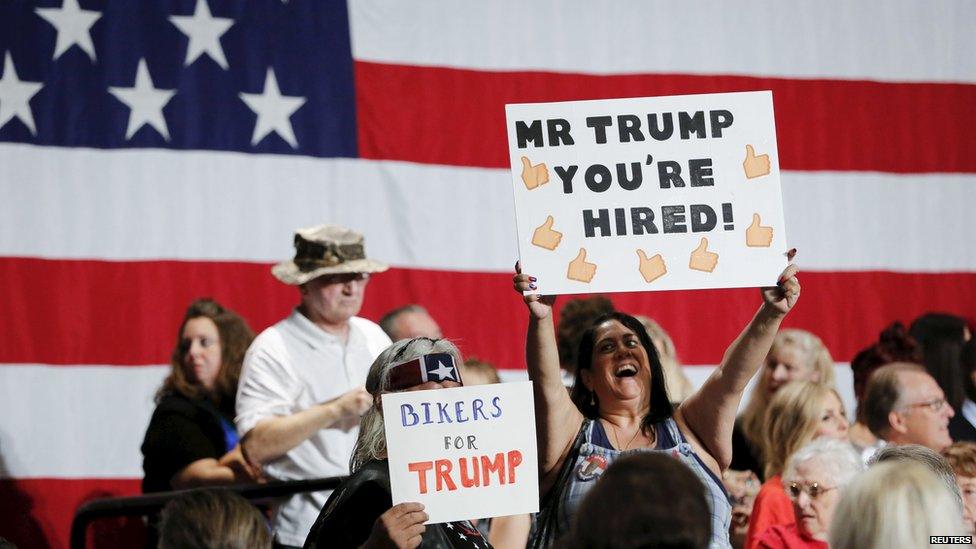 Supporters in Arizona