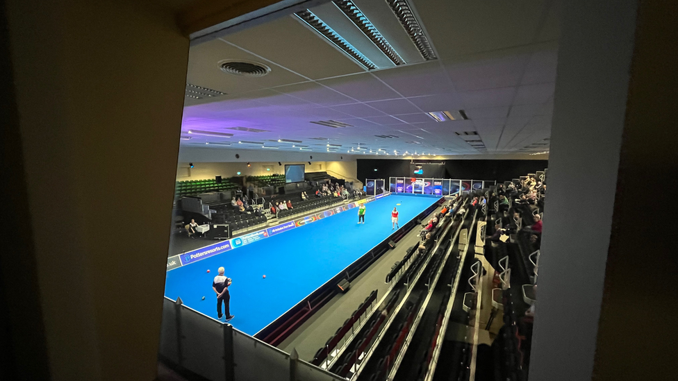 People playing bowls at Potters Resort in Norfolk