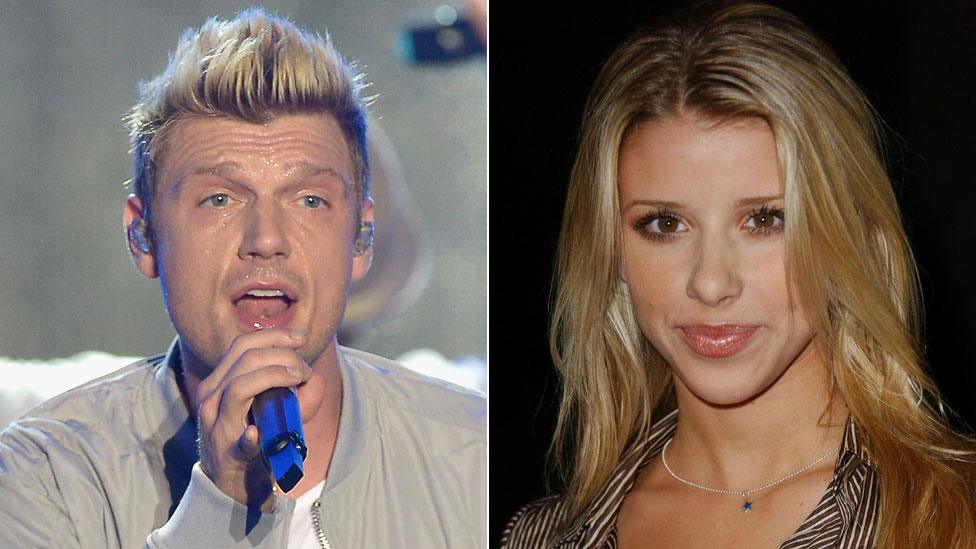 Nick Carter and Melissa Schuman