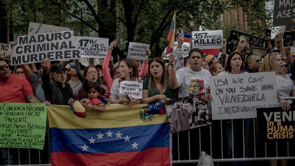 Some Venezuelans in the US want the White House to take action to improve the situation at home