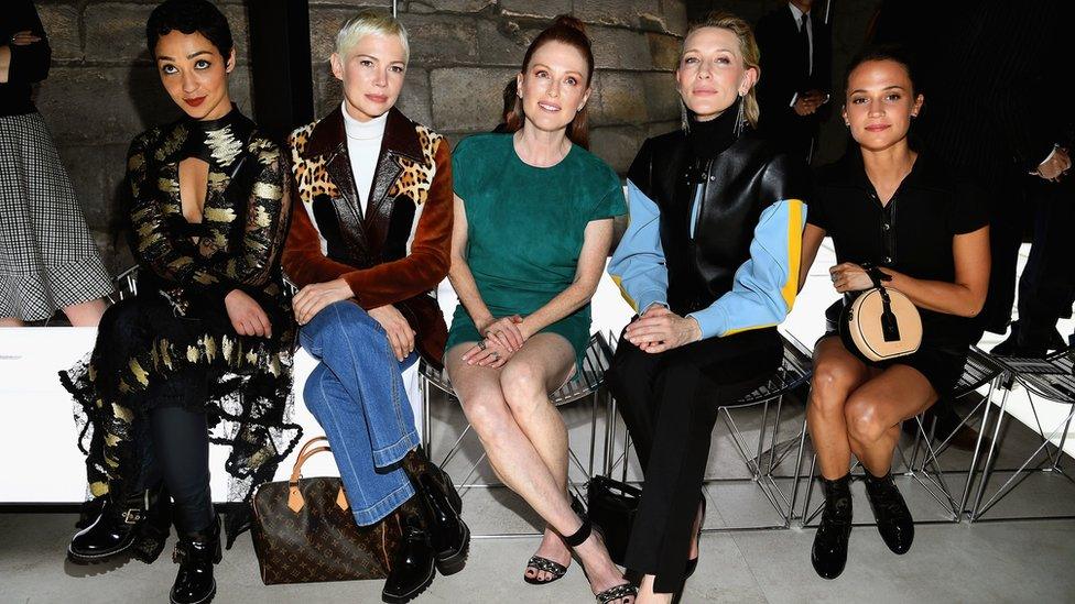 Louis Vuitton front row