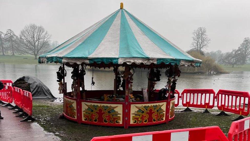 Warner Brothers set in Verulamium Park