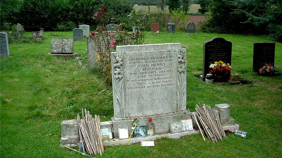 John Bonham's grave