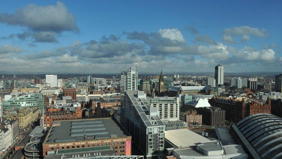 Manchester skyline