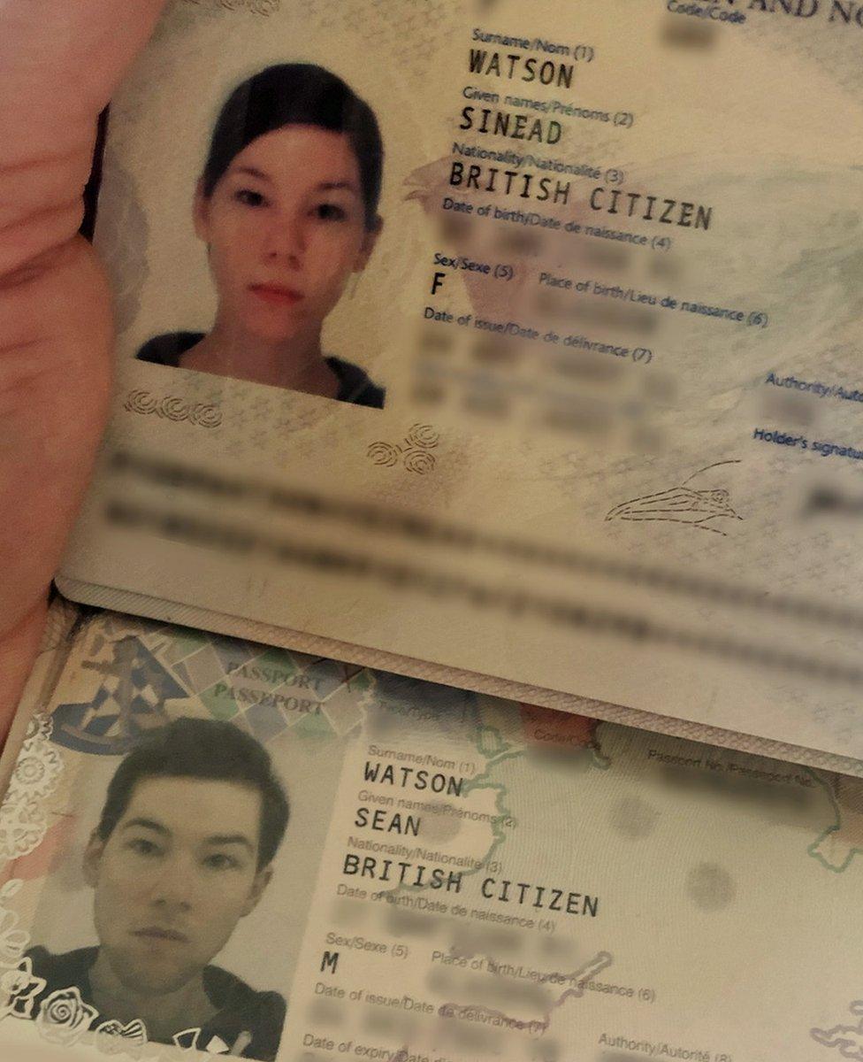 Sinead Watson's passport