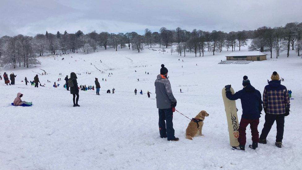 Roundhay park in Leeds