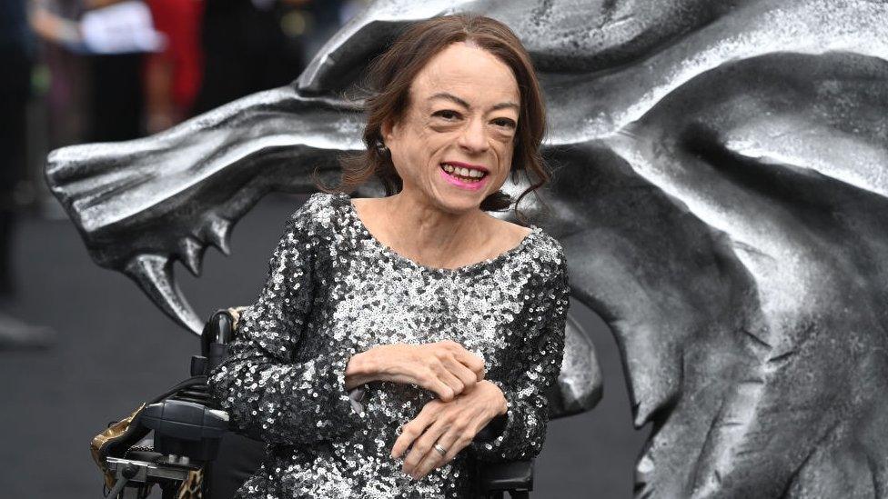 Liz Carr at Witcher premiere